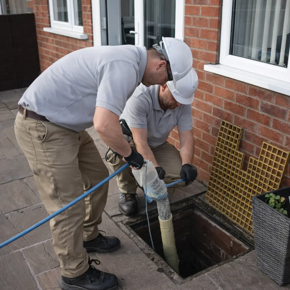 Blocked drain repair service in Wantage